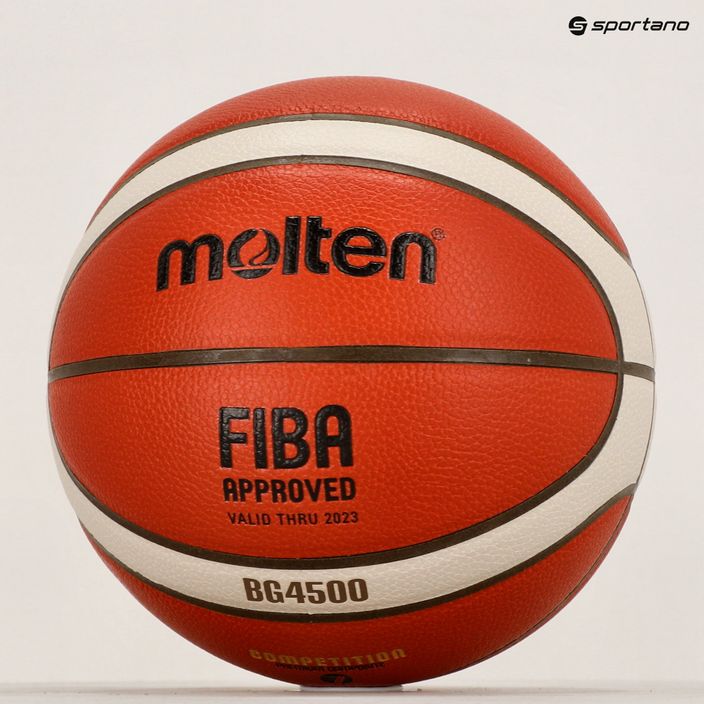 Molten de baschet B7G4500 FIBA portocaliu/ivoire mărimea 7 8