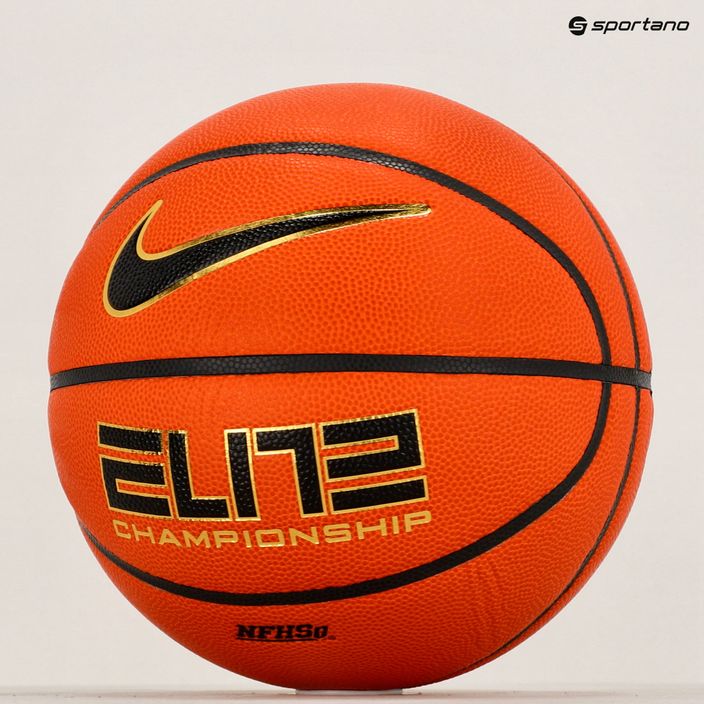 Nike Elite Championship 8P 2.0 dezumflat de baschet N1004086-878 mărimea 6 5