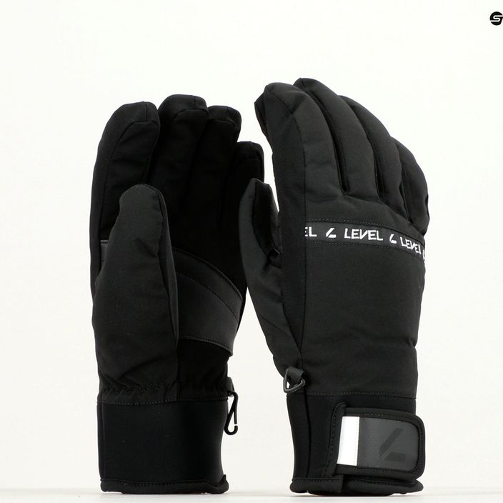 Mănuși de schi pentru bărbați Level Hawk negru 8