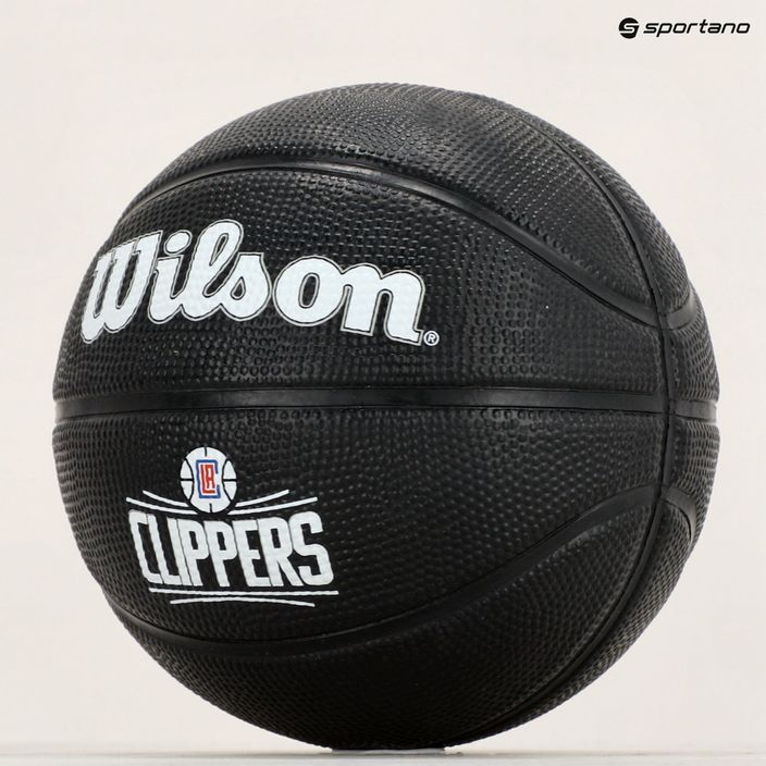 Wilson NBA Team Tribute Mini Los Angeles Clippers baschet WZ4017612XB3 mărimea 3 9