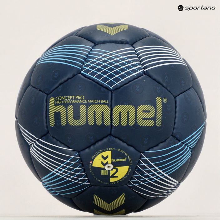 Hummel Concept Pro HB handbal marină/galbenă mărimea 2 5