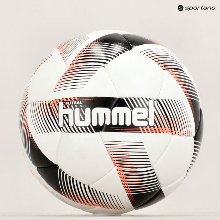 Hummel Futsal Elite FB fotbal alb/negru/roșu mărimea 4 5