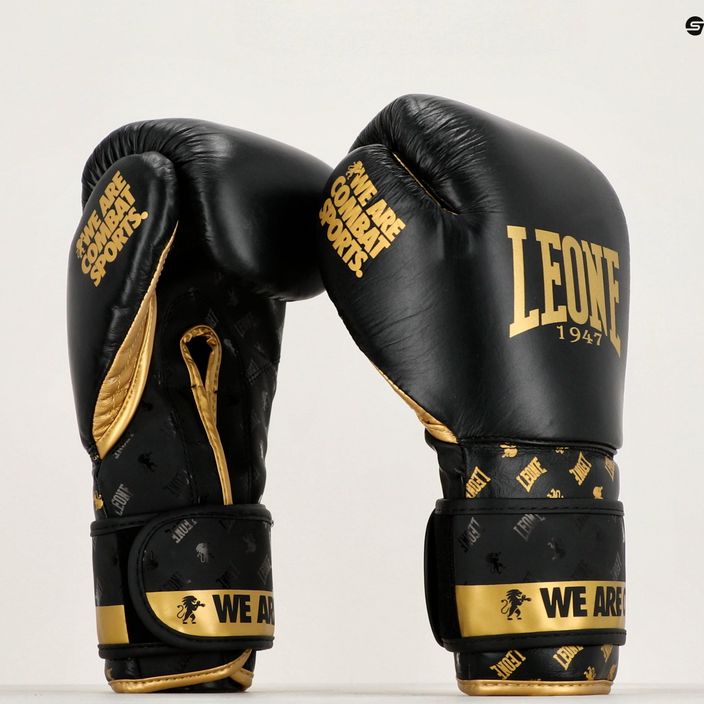 Mănuși de box Leone Dna negru și auriu GN220 10