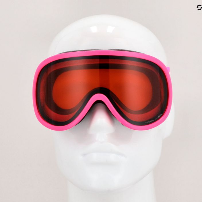 Ochelari de schi pentru copii POC POCito Retina fluorescent pink 10