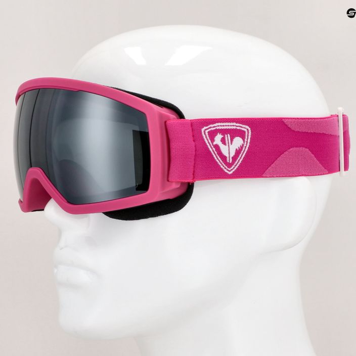 Ochelari de schi pentru copii Rossignol Toric roz/argintiu fumuriu pentru copii 6