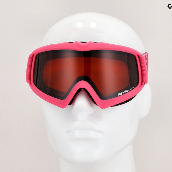 Ochelari de schi pentru copii Rossignol Raffish roz/portocaliu pentru copii 6