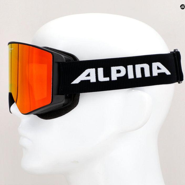 Ochelari de schi Alpina Narkoja Q-Lite black/orange 5