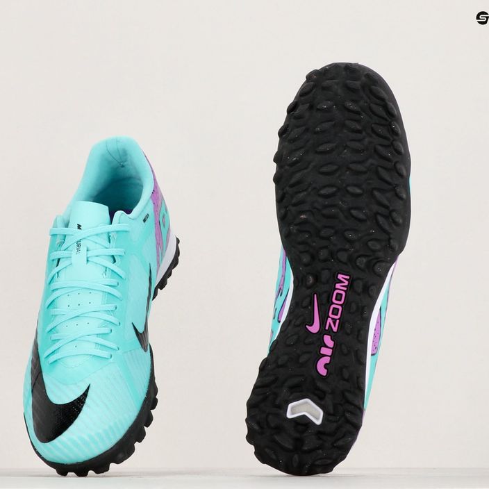 Încălțăminte de fotbal pentru bărbați Nike Mercurial Vapor 15 Academy TF hyper turquoise/black/ white/fuchsia dream 8