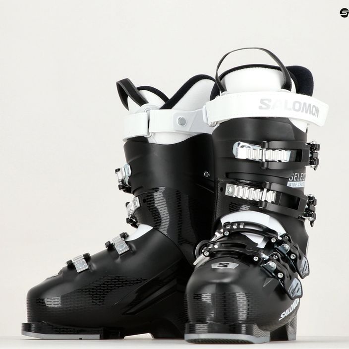 Cizme de schi pentru femei Salomon Select Wide Cruise 60 W negru/alb/alb 9