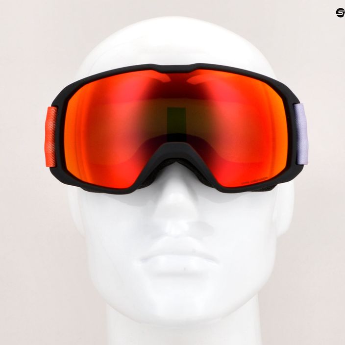 UVEX Xcitd CV S2 ochelari de schi negru mat/oglindă stacojie/colorvision verde 6