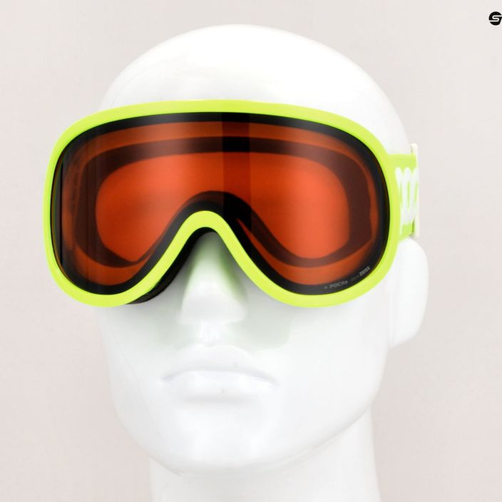 Ochelari de schi pentru copii POC POCito Retina fluorescent yellow/green 6