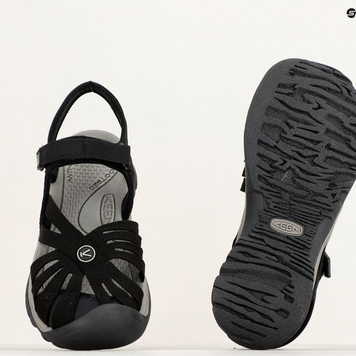 Sandale de trekking pentru femei KEEN Rose black/neutral gray 15