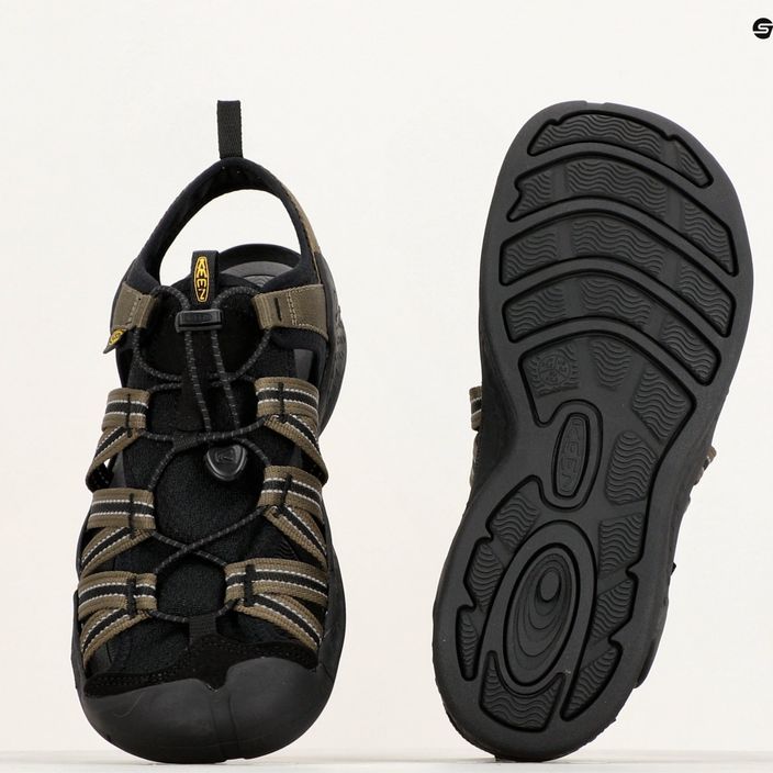 Sandale de trekking pentru bărbați KEEN Drift Creek H2 dark olive/black 14