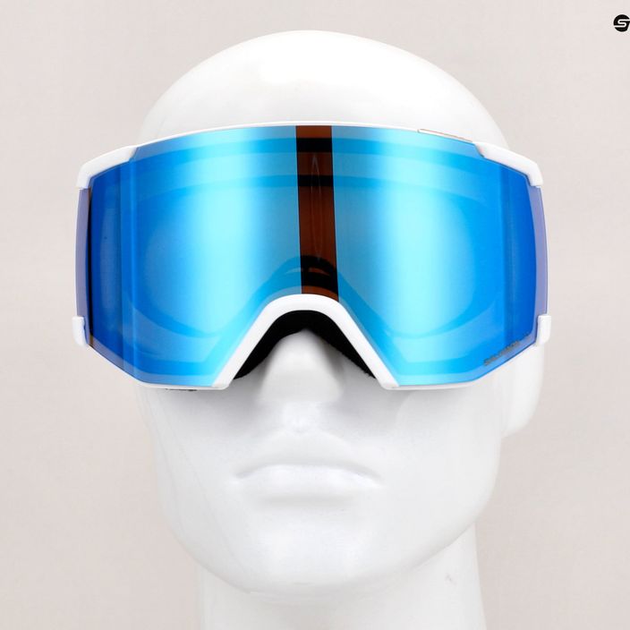 Salomon S/View ochelari de schi alb/albastru mediu 3