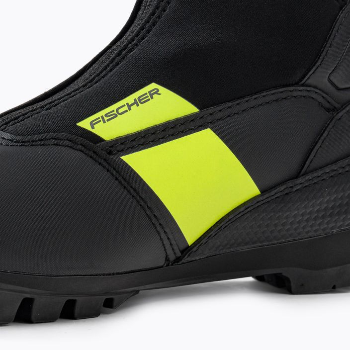 Fischer XJ Sprint cizme de schi fond pentru copii negru/galben S4082131 10
