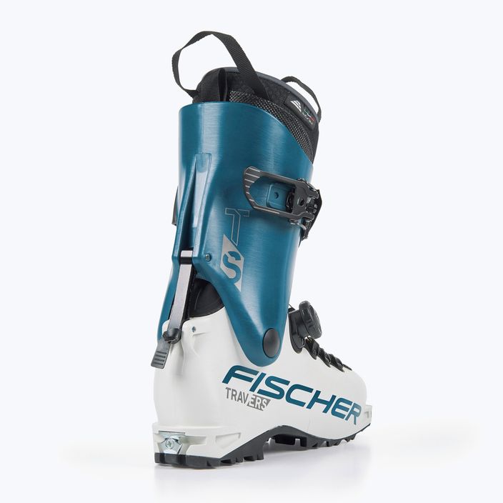 Ghete de schi pentru femei Fischer Travers TS alb-albastru U18222 10