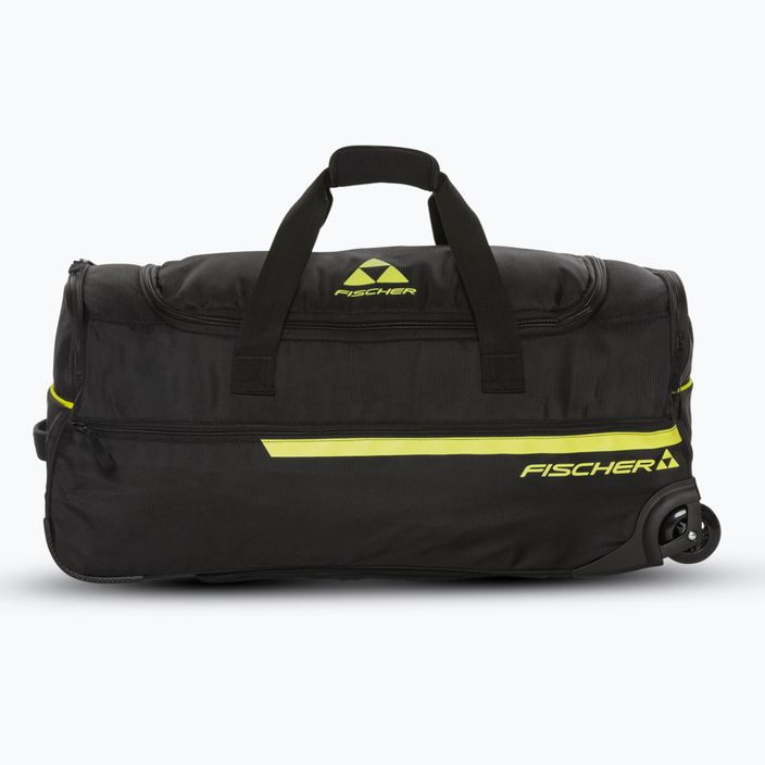 Fischer Team Sportduffel 100L sac de călătorie negru/galben