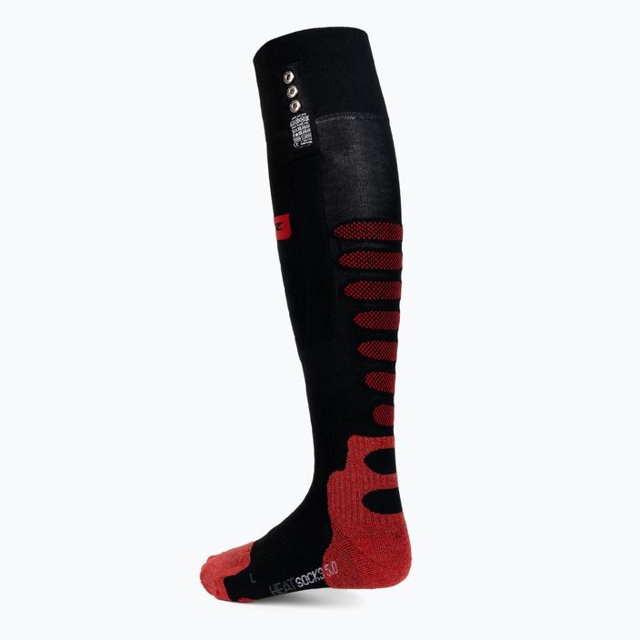 Șosete LENZ Set Of Heat Sock 5.0 Toe Cap + Lithium Pack RCB, negru, 1200 3