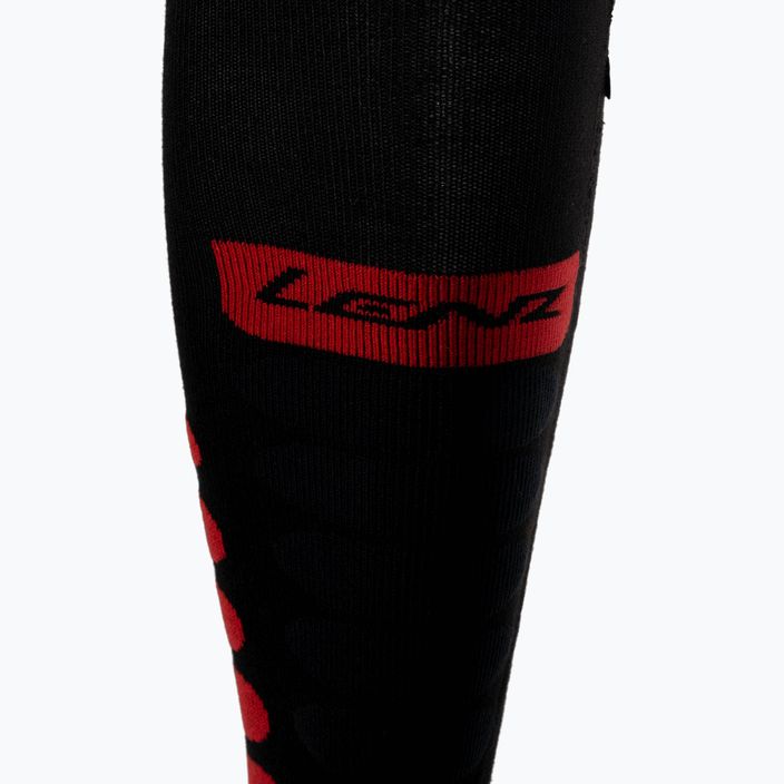 Șosete LENZ Set Of Heat Sock 5.0 Toe Cap + Lithium Pack RCB, negru, 1200 5