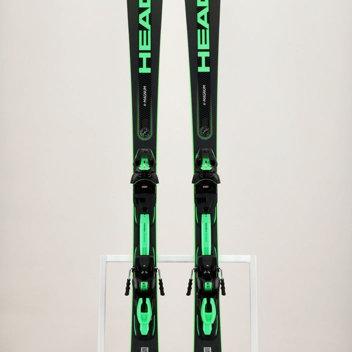 schiuri de coborâre HEAD Supershape e-Magnum SW SF-PR + PRD 12 negru/verde neon 7