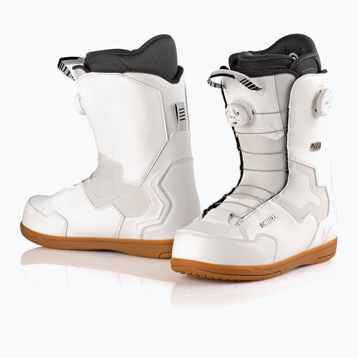 Snowboard cizme DEELUXE ID Dual Boa alb 7