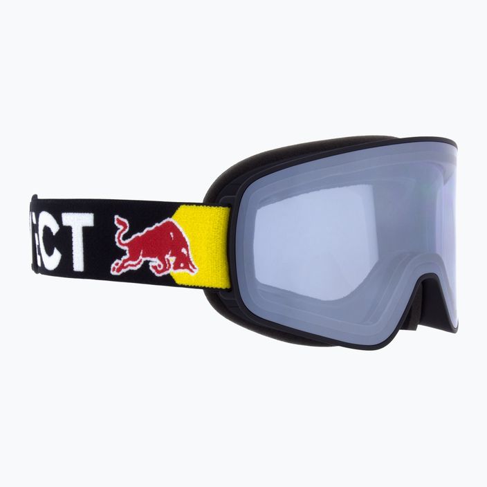 Ochelari de schi Red Bull SPECT Rush S1 negru mat/negru/negru/frumos/argintiu cu oglinzi