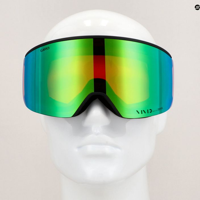 Ochelari de schi Giro Axis black wordmark/emerald/infrared 11