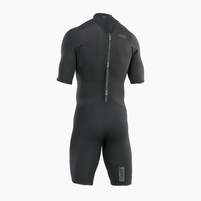 Costum de înot pentru bărbați ION Seek Core 2/2 Shorty Back Zip black 3