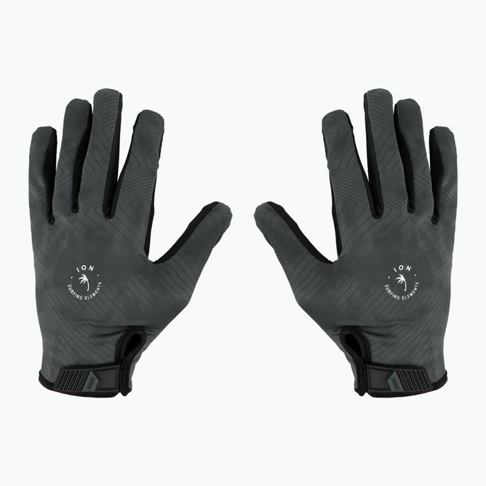 Mănuși pentru sporturi nautice ION Amara cu degetul întreg negru-gri 48230-4141 3