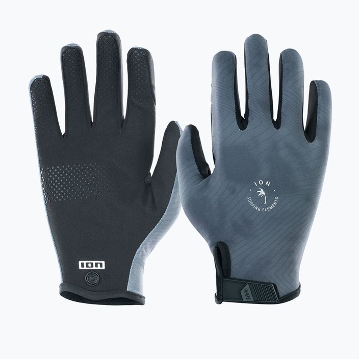 Mănuși pentru sporturi nautice ION Amara cu degetul întreg negru-gri 48230-4141 5