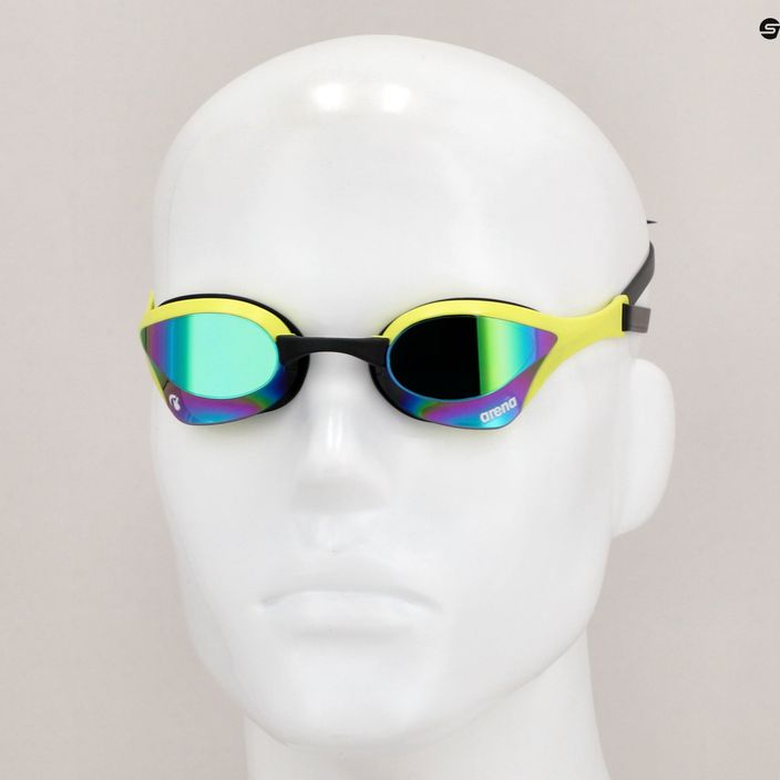 Ochelari de înot Arena Ochelari de înot Cobra Ultra Swipe Mirror smarald/cyber lime 8
