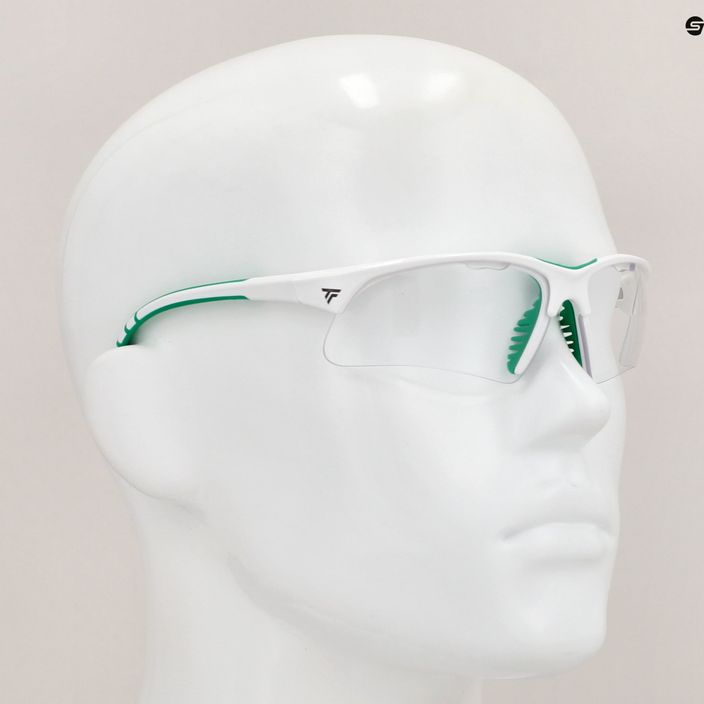 Tecnifibre ochelari de squash alb/verde 54SQGLWH21 7