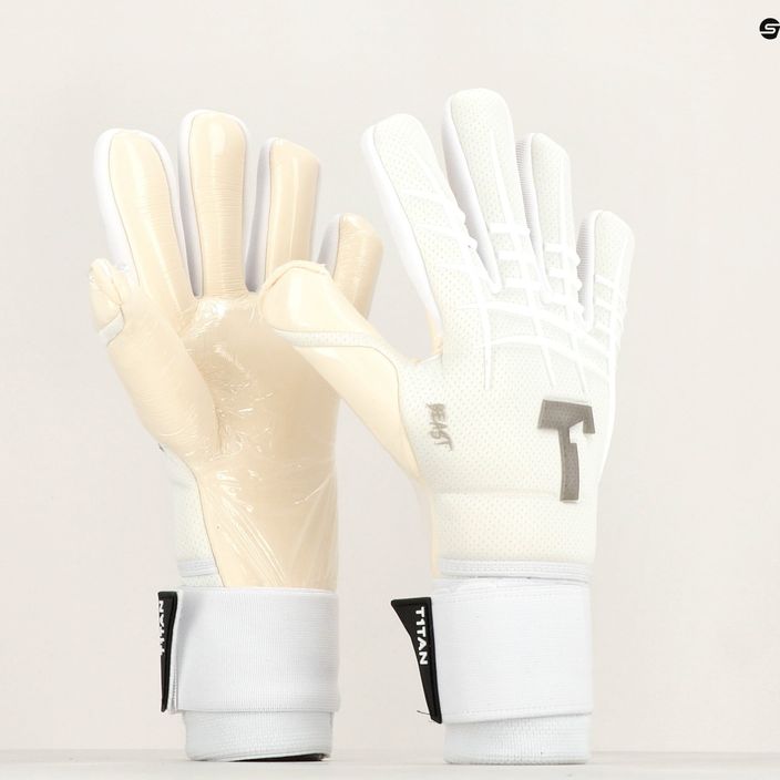 Mănuși de portar T1TAN Beast 3.0 FP alb 8
