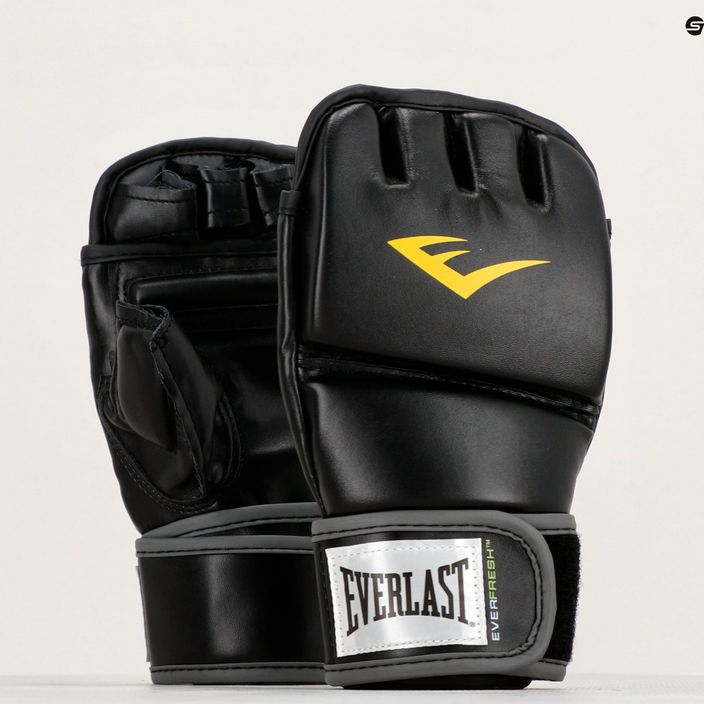 Mănuși Grappling pentru bărbați cu degetul mare EVERLAST MMA Mănuși negru EV7562 8