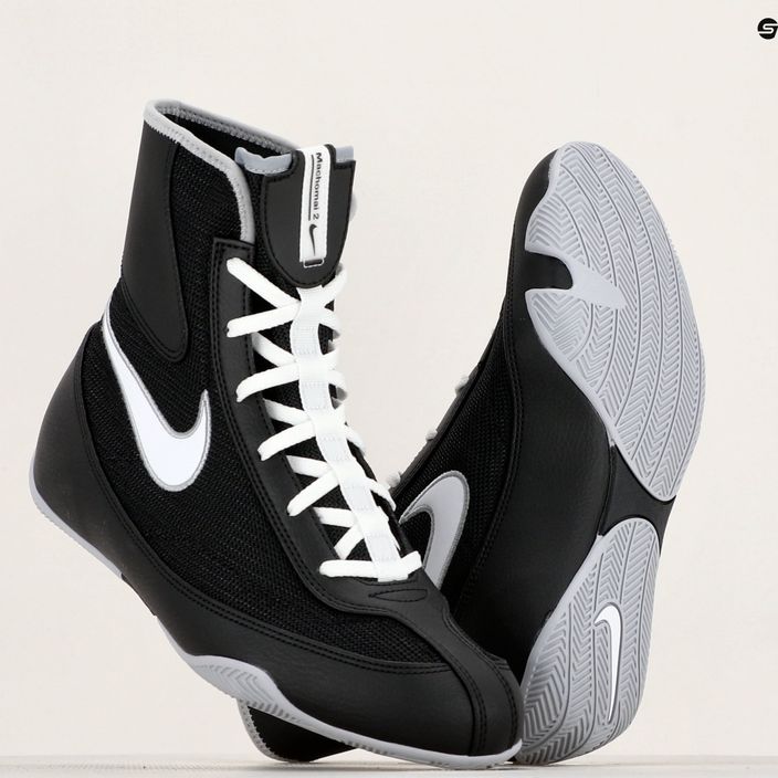 Încălțăminte de box Nike Machomai 2 black/white wolf grey 9