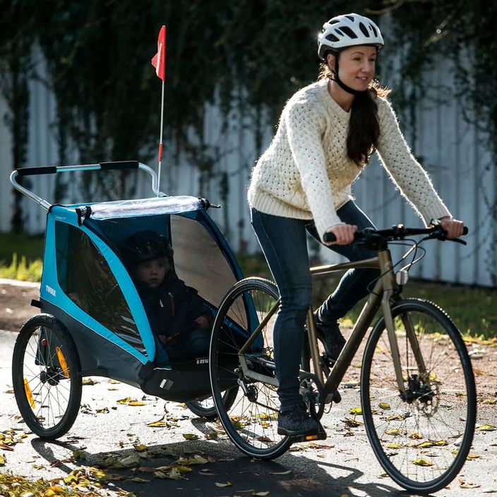 Thule Coaster XT Remorcă pentru biciclete + cărucior verde 10101820 7
