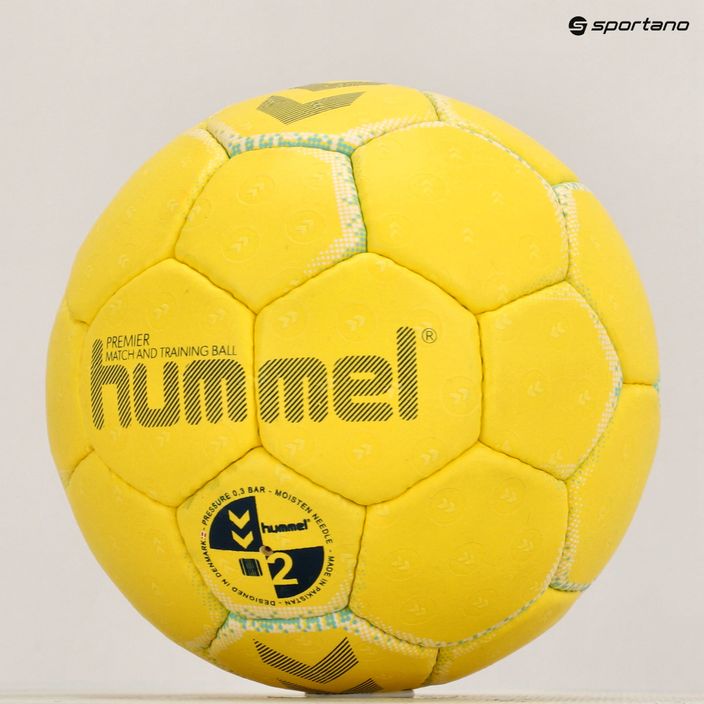 Hummel Premier HB handbal galben/alb/albastru mărimea 2 5
