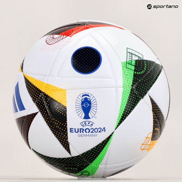 Minge de fotbal adidas Fussballliebe 2024 League Box white/black/glow blue mărime 5 8