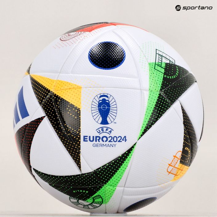 Minge de fotbal adidas Fussballliebe 2024 League Box white/black/glow blue mărime 4 7