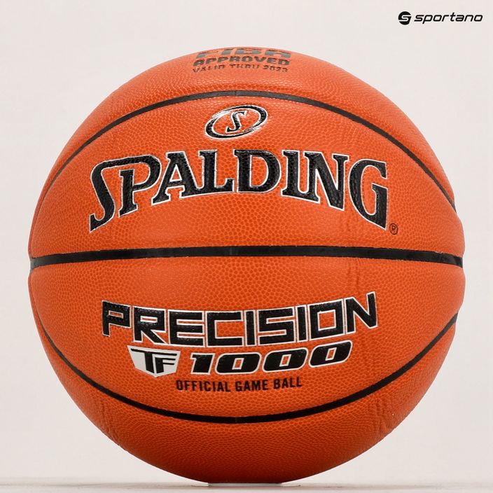 Spalding TF-1000 Precision Logo FIBA portocaliu de baschet 76965Z 5