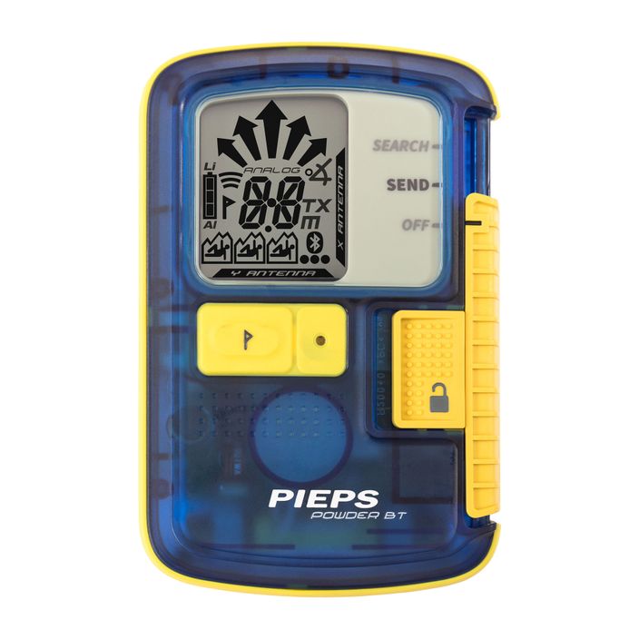 PIEPS Powder BT Beacon detector de avalanșă galben-albastru PP1100010000ALL1 2