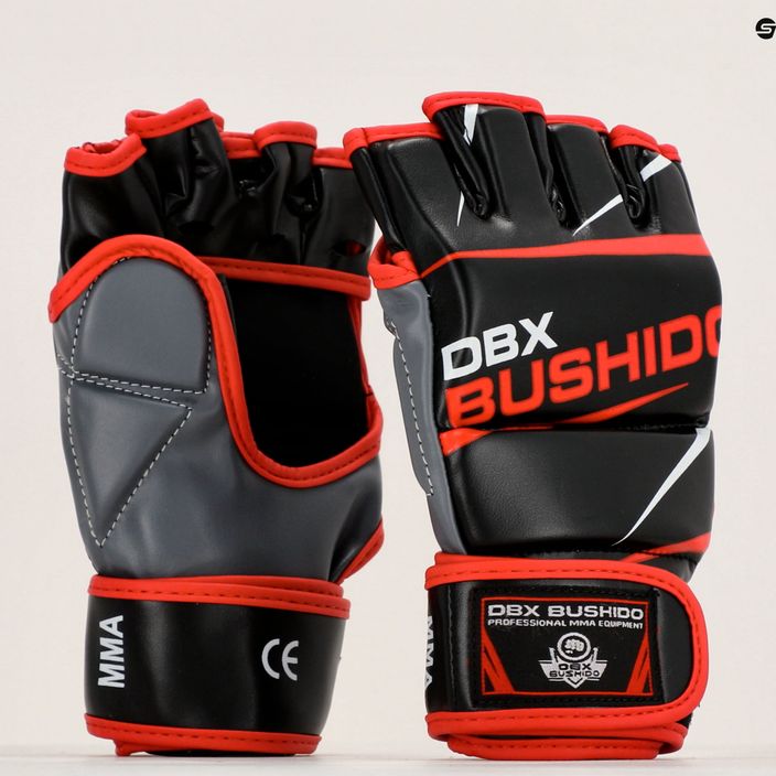 Mănuși de antrenament pentru MMA și pentru sac de box Bushido, negre, E1V6-M 16