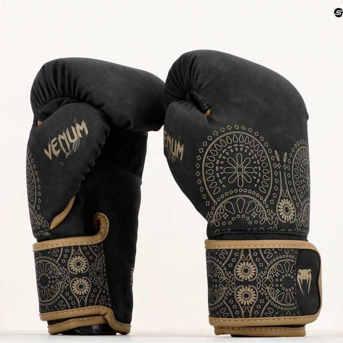 Mănuși de box pentru bărbați Venum Santa Muerte Dark Side Boxing 9
