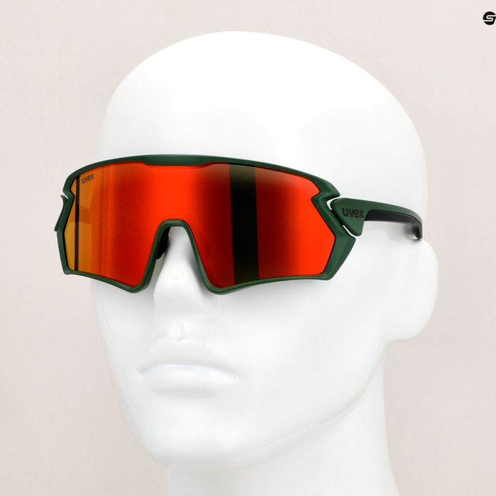 Ochelari de soare UVEX Sportstyle 231 forest mat/mirror red 6