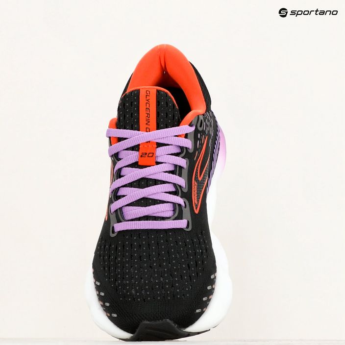 Pantofi de alergare pentru femei Brooks Glycerin GTS 20 negru/bellflower/fiesta 9