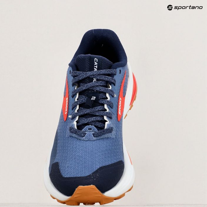 Brooks Catamount 2 pantofi de alergare pentru femei peacoat/albastru/roz 10