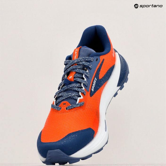Brooks Catamount 2 pantofi de alergare pentru bărbați firecracker/navy/blue 9