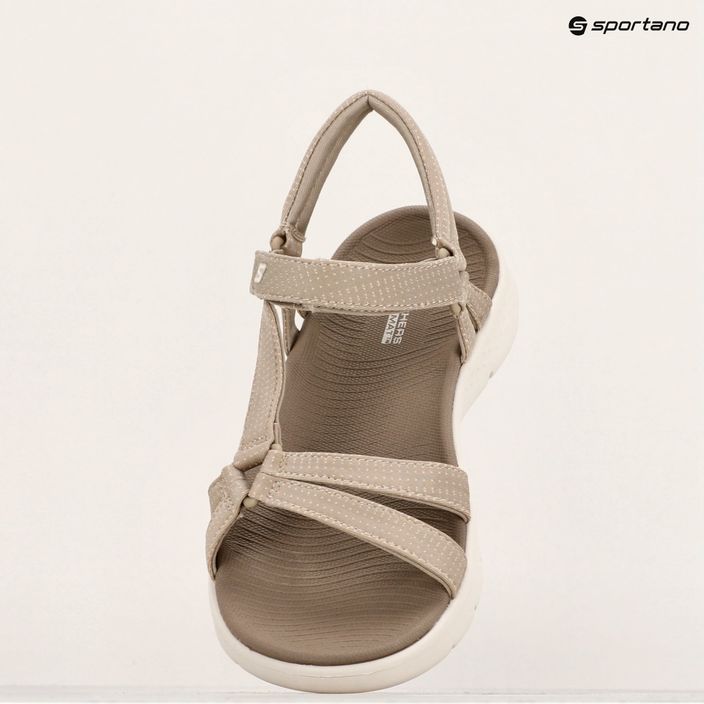 Sandale pentru femei SKECHERS Go Walk Flex Sandal Sublime taupe 15