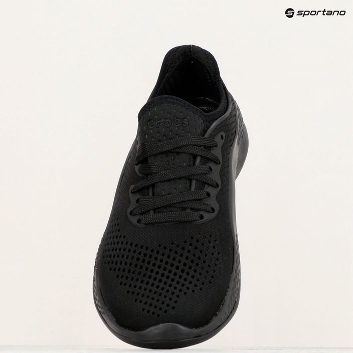 Pantofi Crocs LiteRide 360 Pacer negru/negru pentru femei 15