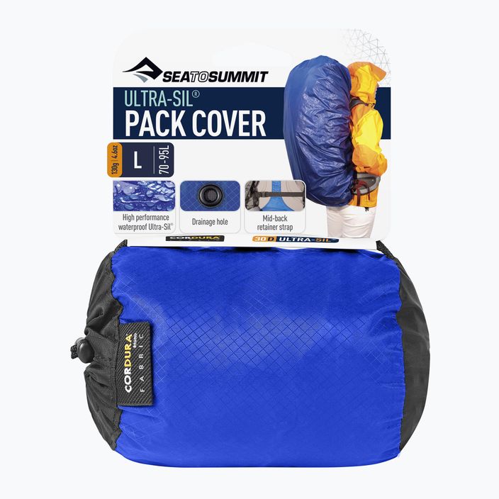 Sea to Summit Ultra-Sil™ Ultra-Sil™ Waterproof Backpack Cover albastru APCSILXSBL 6